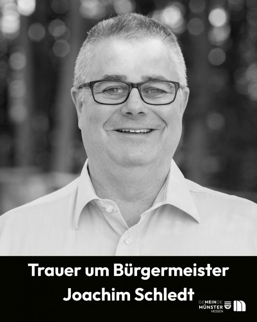 Trauer um Bürgermeister Joachim Schledt